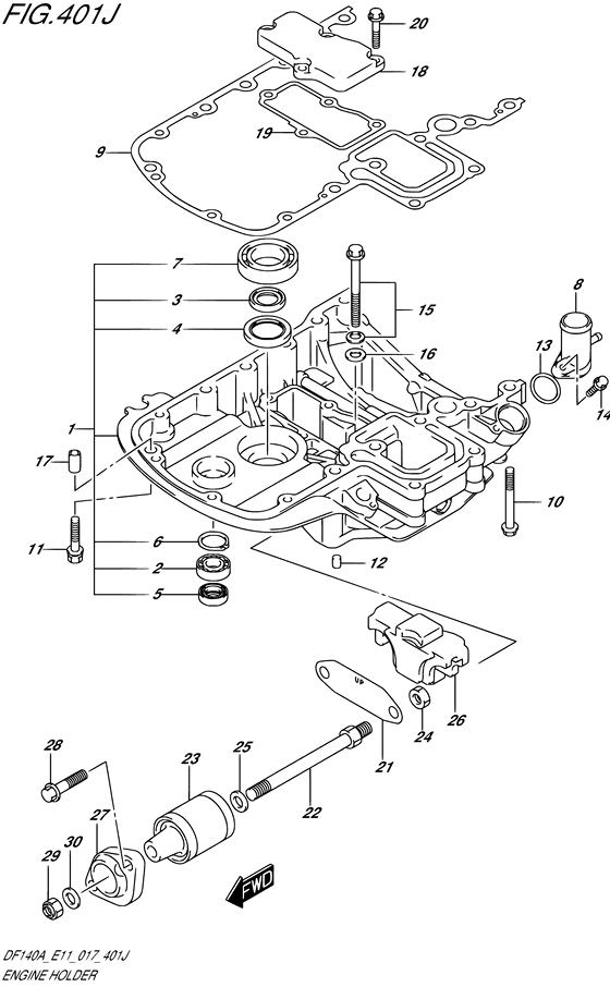 Engine holder