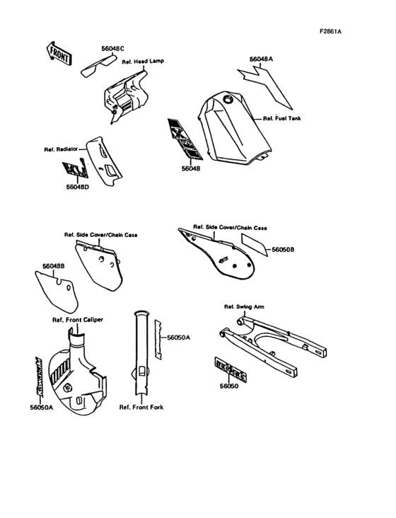 Decals(ebony)(kmx125-b6)