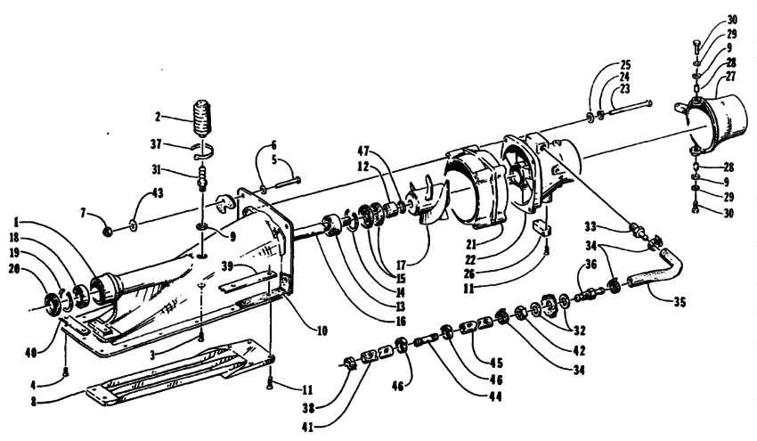 Impeller drive assembly