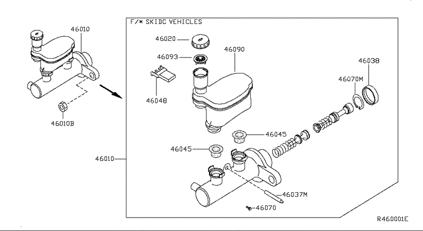 Brake master cylinder