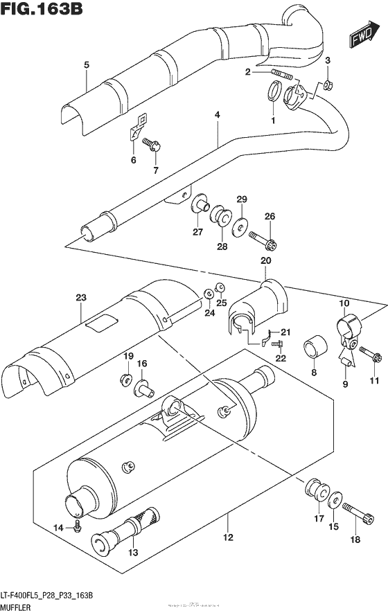 Muffler (Lt-F400Fl5 P33)
