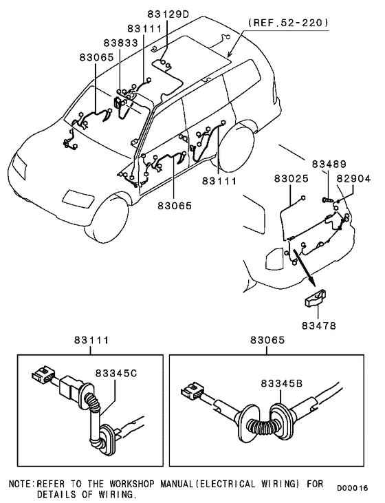 Wiring & attaching parts