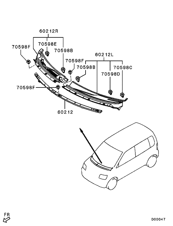 Front garnish & moulding