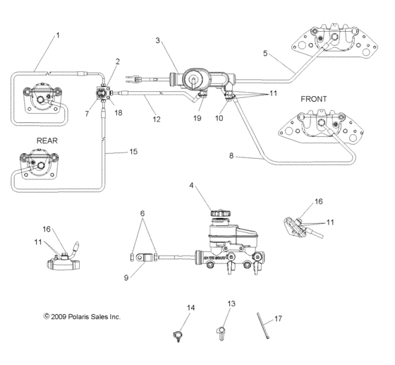 Brakes, lines and master cylinder