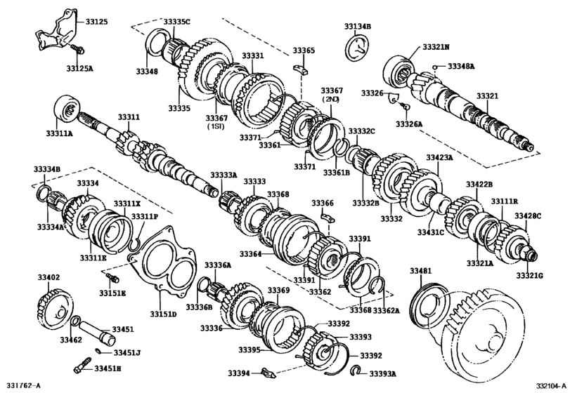 Transmission Gear (Mtm) for 2003 - 2006 Toyota SCION XB NCP31 | U.S.A ...