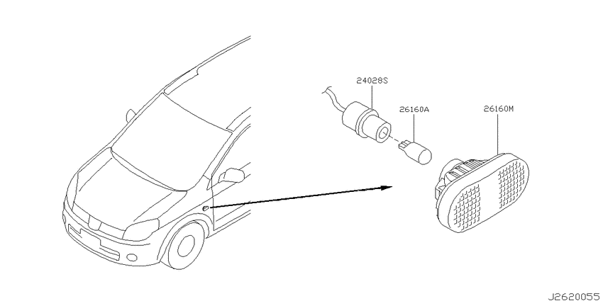 Side marker lamp