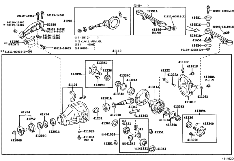 Rear Axle Housing & Differential