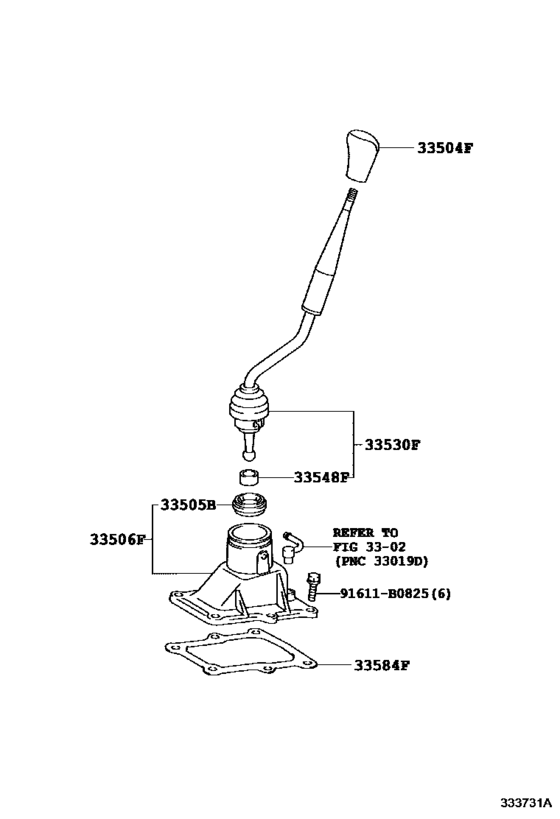 Shift Lever & Retainer