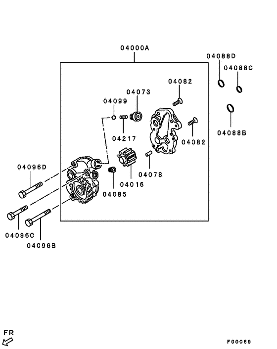 Oil pump & oil filter