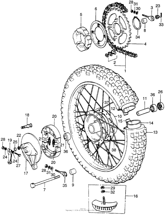 Rear wheel