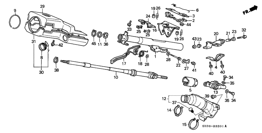 Steering column