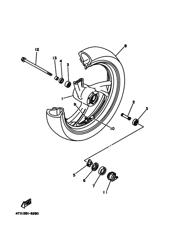 Front wheel