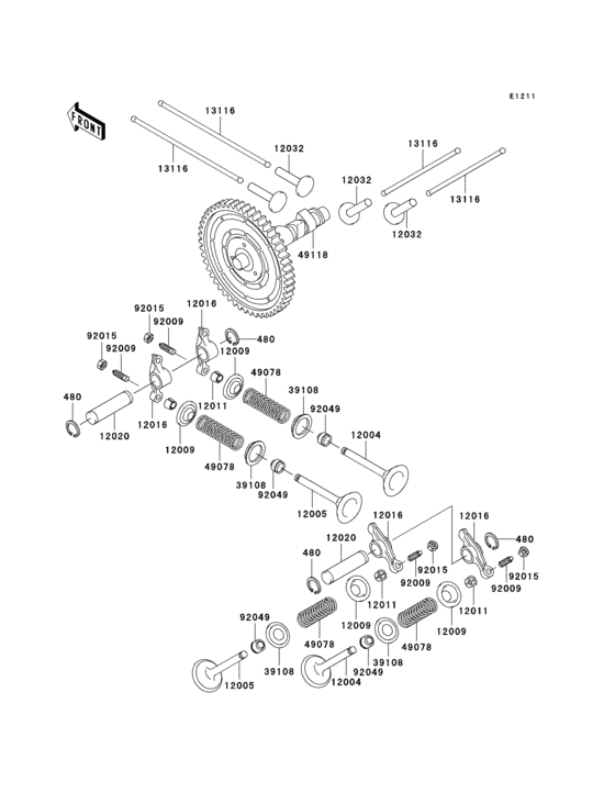 Valve(s)/camshaft(s)