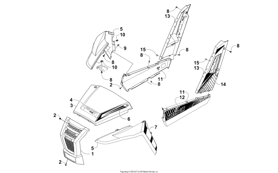 Front And Side Panel Assemblies