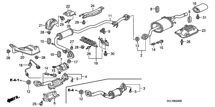 Exhaust pipe/silencer