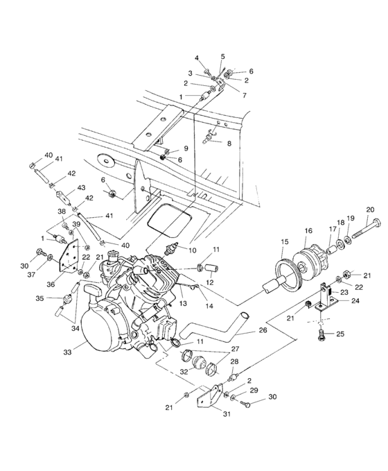 Engine mounting