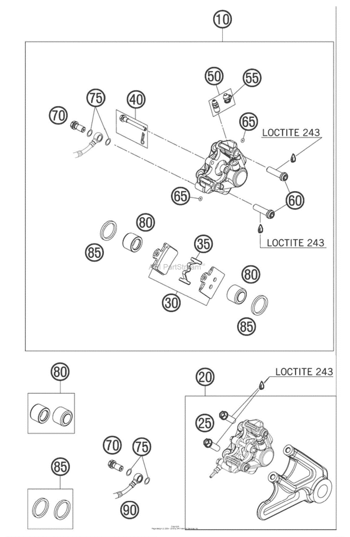 Break Caliper Rear