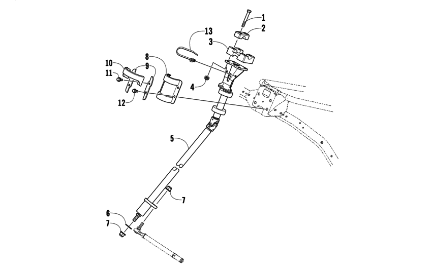 Steering Post Assembly