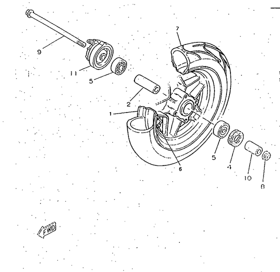 Front wheel