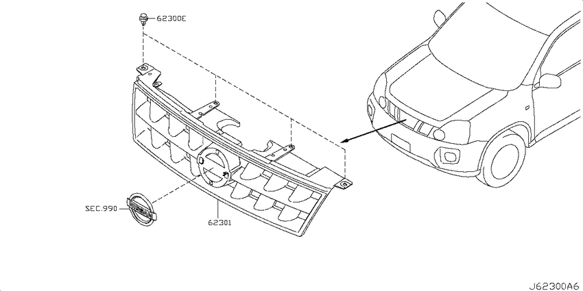 Front grille