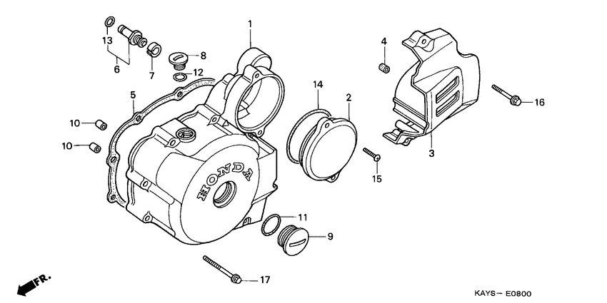 Left Crankcase Cover