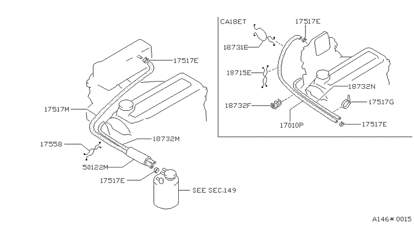 Emission control piping