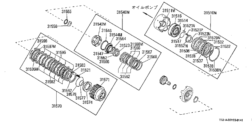 Oil pump & clutch