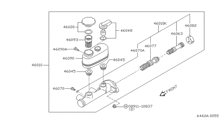 Brake master cylinder