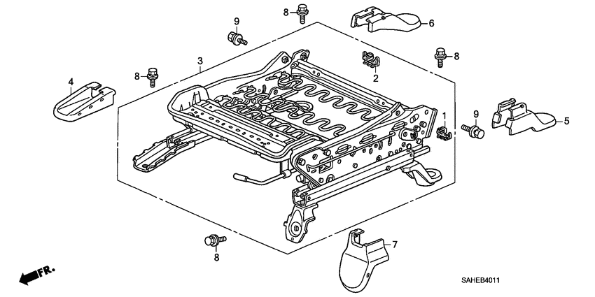 Front seat components