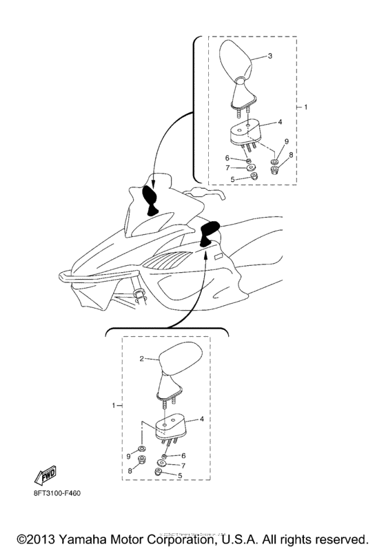 Alternate rear view mirror