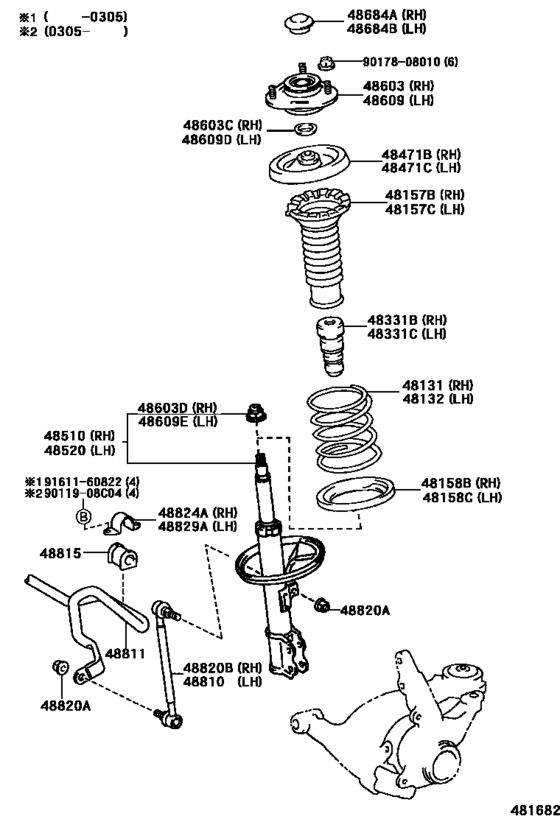 Front Spring & Shock Absorber