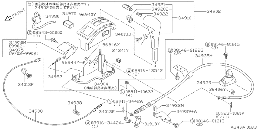 Auto transmission control device