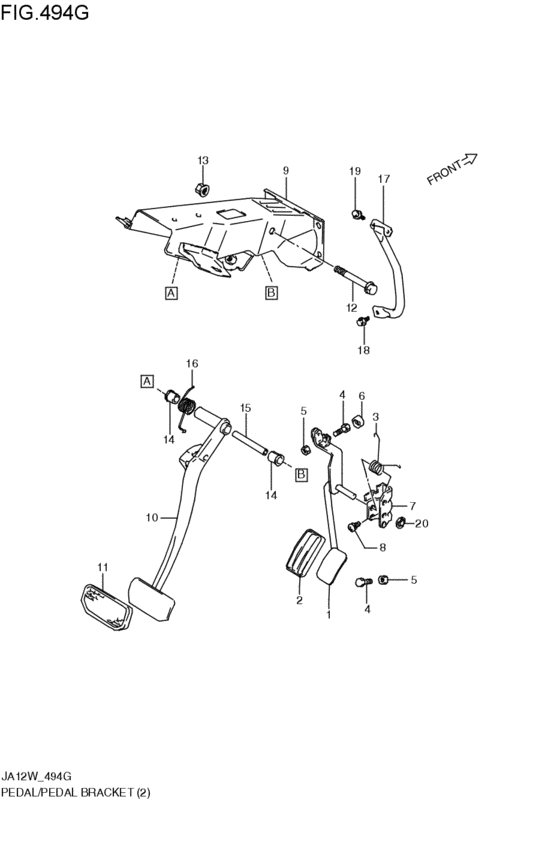 pedal / pedal bracket