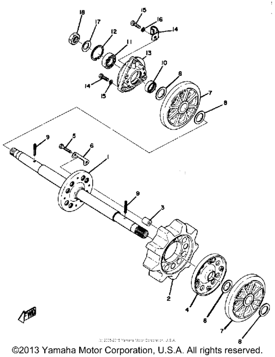 Front axle