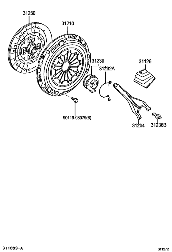 Clutch & Release Fork