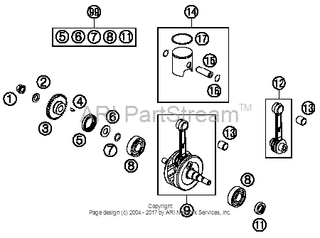 Crankshaft, Piston