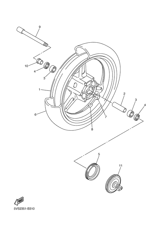 Front wheel