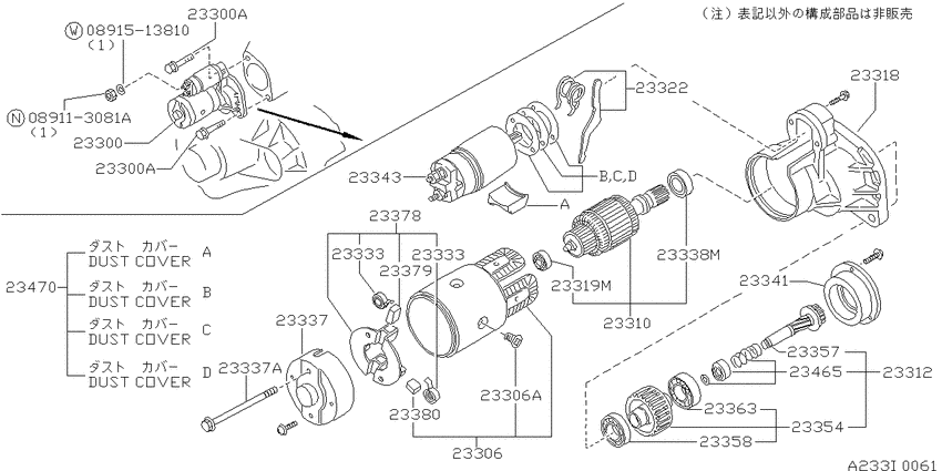 Starter motor