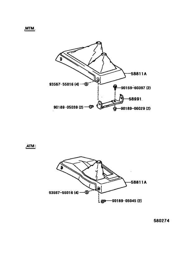 Console Box & Bracket