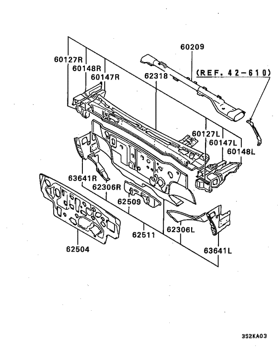 Front deck & insulator