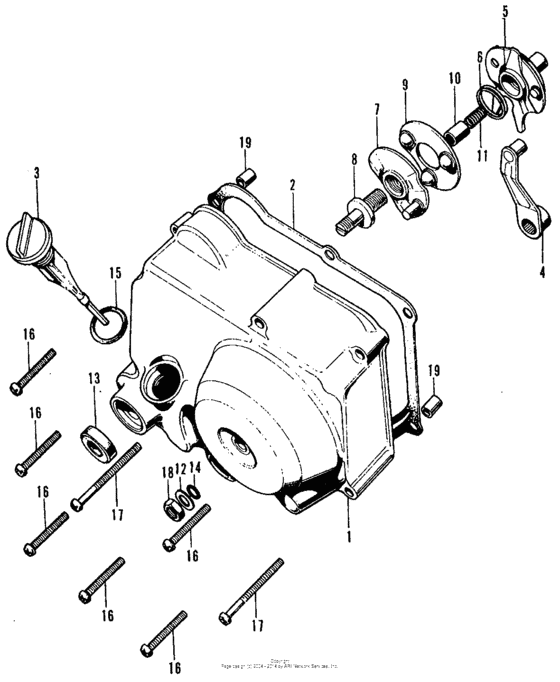 Right crankcase cover