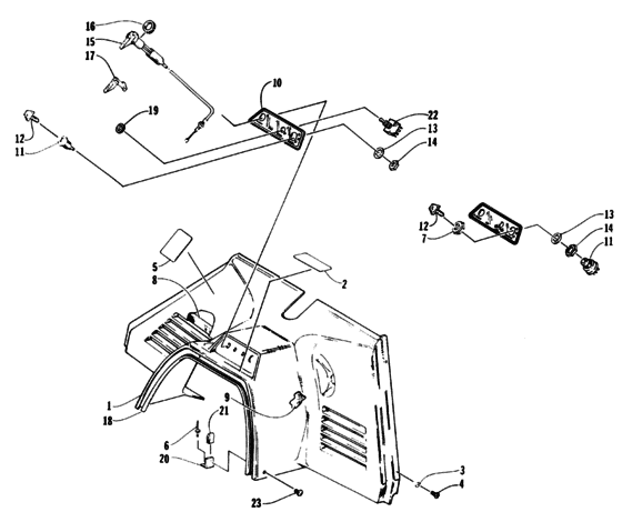 Console and switch assemblies