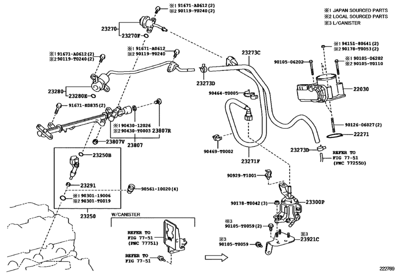 Fuel Injection System for 2005 2008 Toyota HILUX/4RUNNER TRUCK TGN26