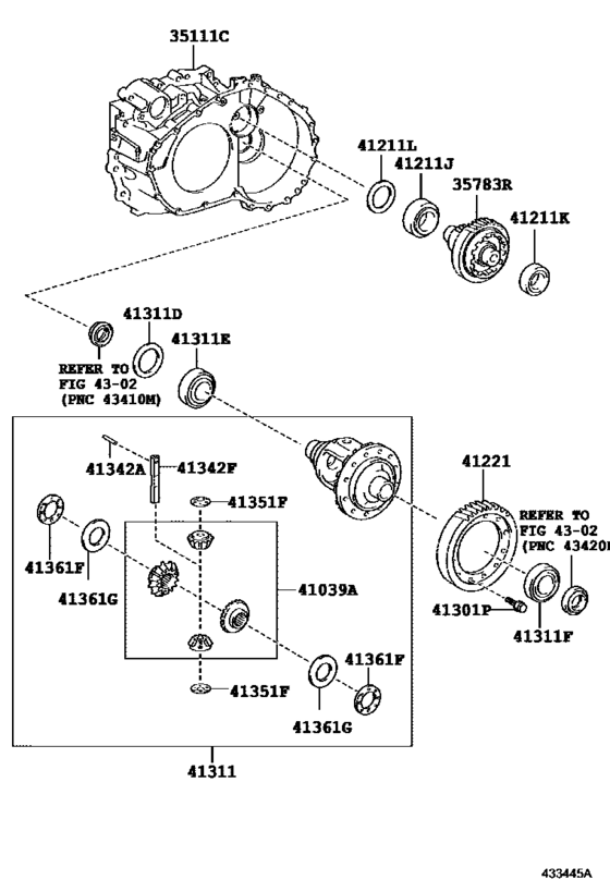 Front Axle Housing & Differential
