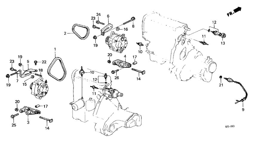 Alternator bracket/sensor