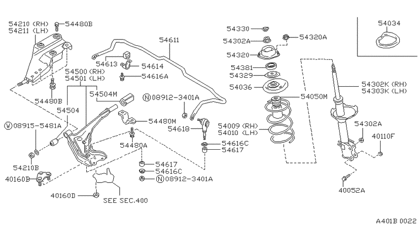 Front suspension