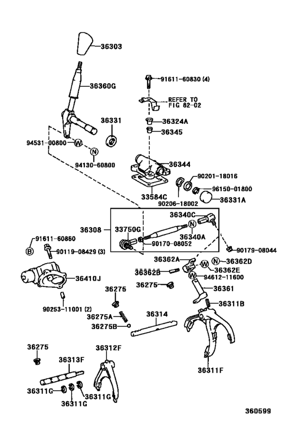 Transfer Lever & Shift Rod