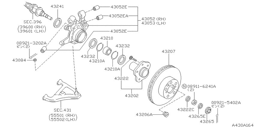 Rear axle