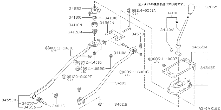 Transmission control & linkage