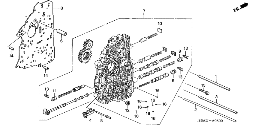Main valve body